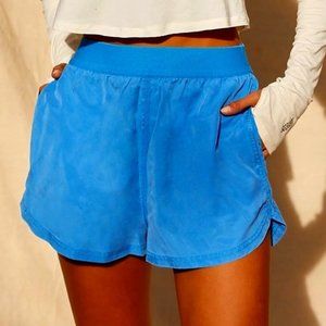 NWT Free People Movement St Tropez Blue See You Sunday Shorts M